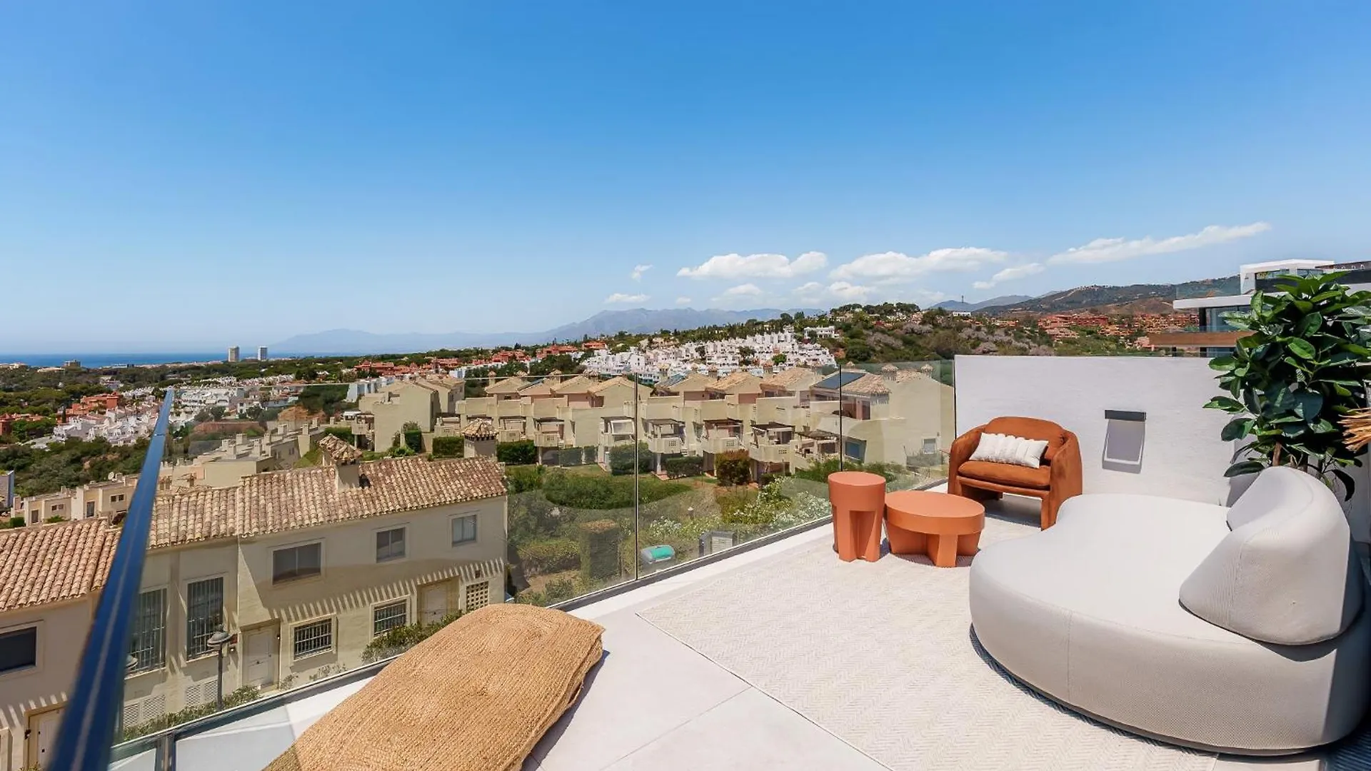 Villa Vida - Luxury Panorama Seaview Penthouse In Organic-Boho Design With Pool, Gym, Spa Marbella 0*,