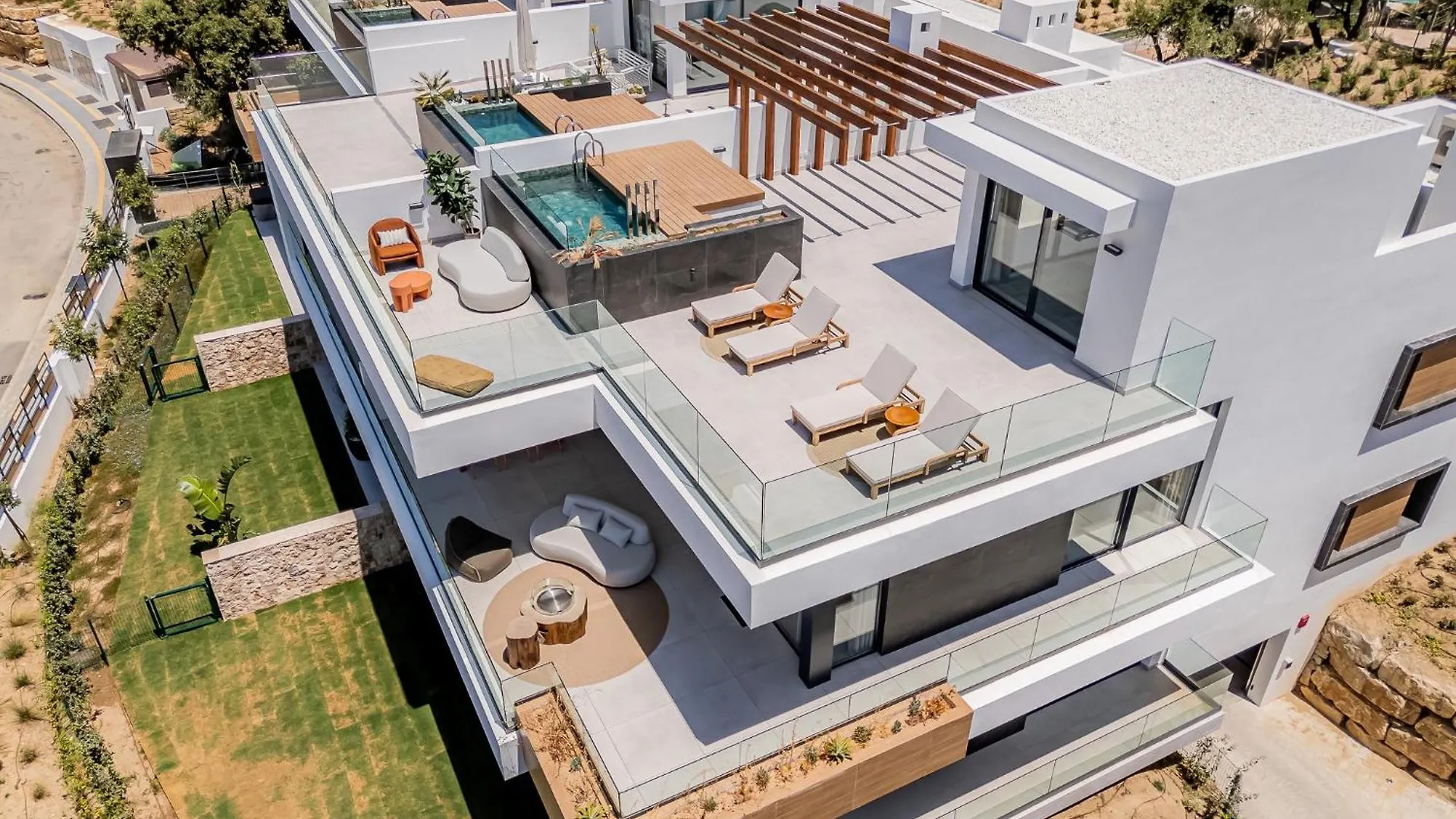 Villa Vida - Luxury Panorama Seaview Penthouse In Organic-Boho Design With Pool, Gym, Spa Marbella 0*,  Spain