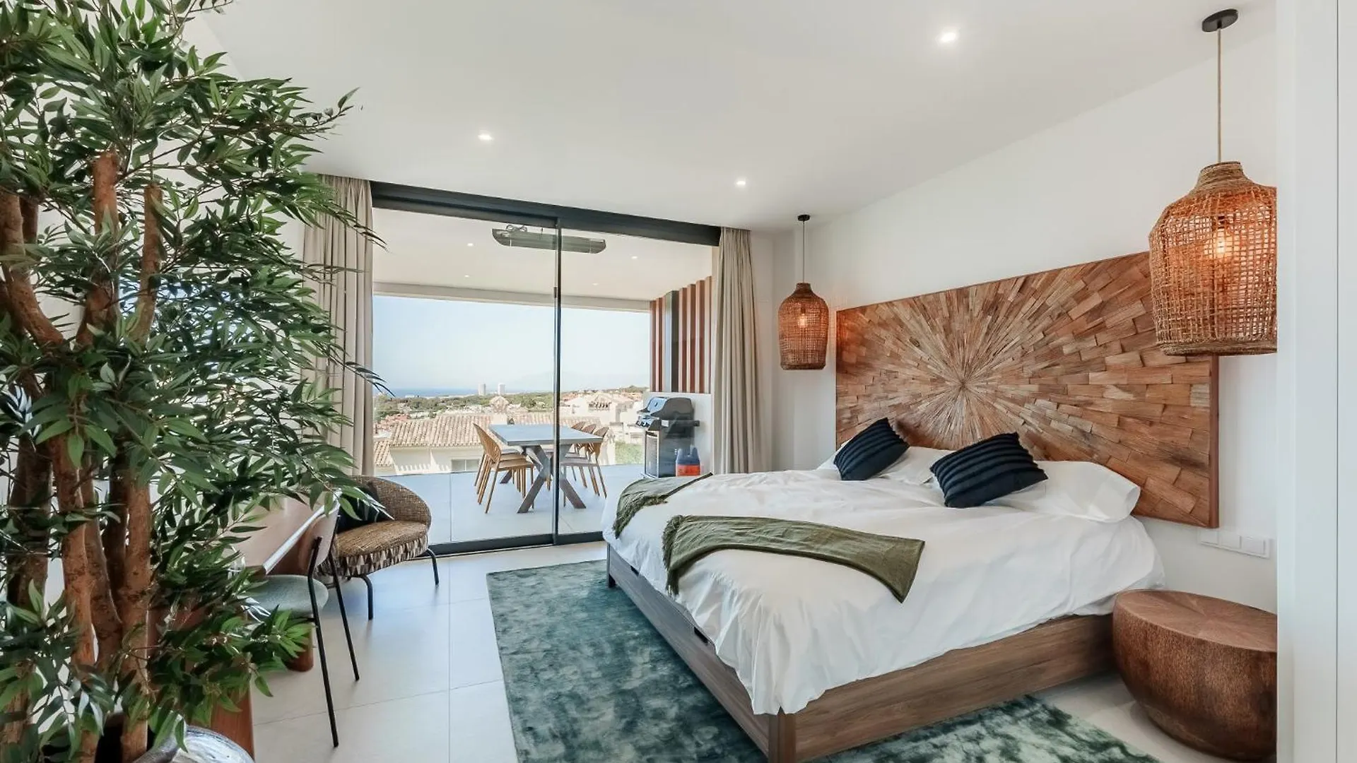 Villa Vida - Luxury Panorama Seaview Penthouse In Organic-Boho Design With Pool, Gym, Spa Marbella